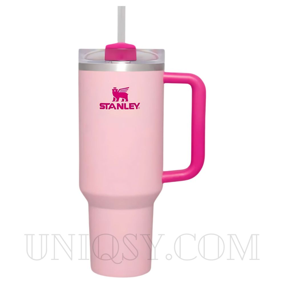 The Quencher Stanley Neon 40 OZ Tumbler Cup