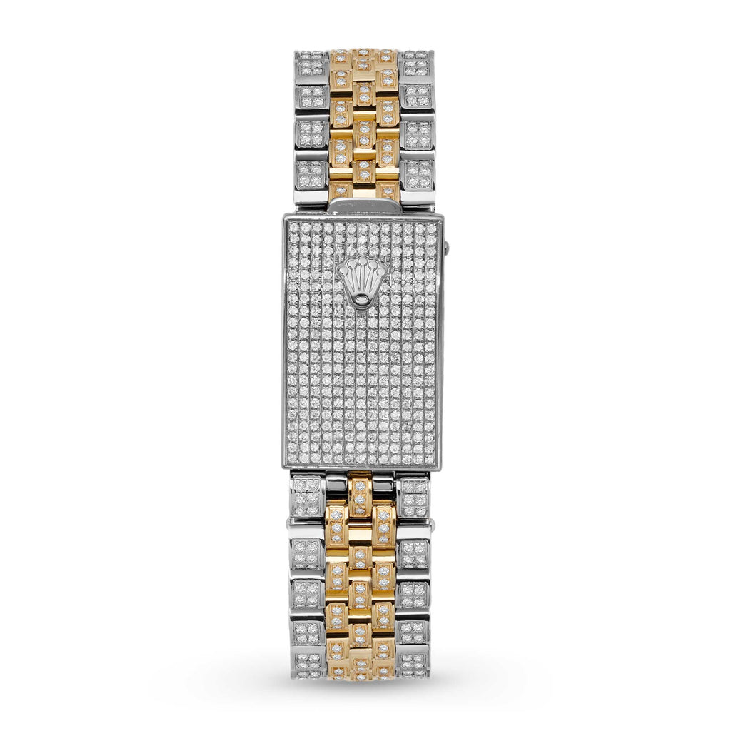 ICED OUT DATE 41MM WATCH