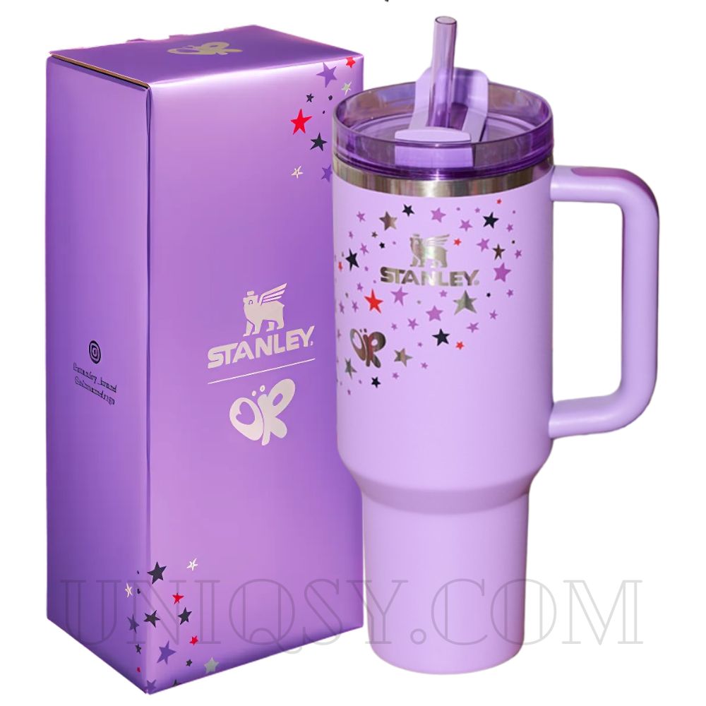 Stanley 40 OZ Tumbler Cup with Handle and Straw