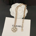18K  Chanel Camellia Pearl Necklace